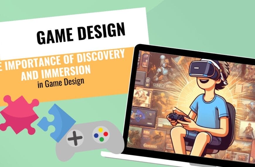 Game Design Principles: The Importance of Discovery and Immersion in Game Design