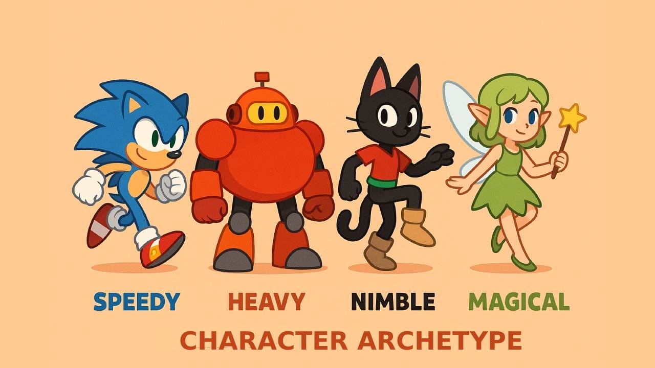 Platformer Game Design: Example of character types