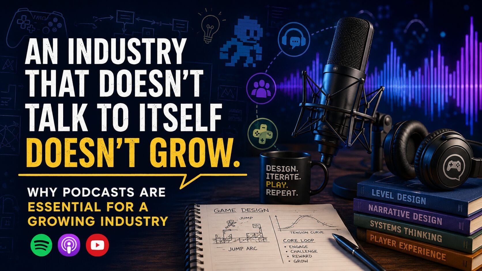 11 Must-Listen Podcasts for Game Designers (And Why the Industry Needs Them)