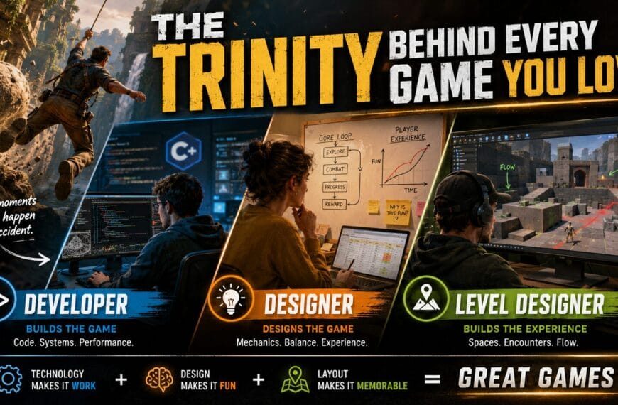 Game Developer vs Game Designer vs Level Designer